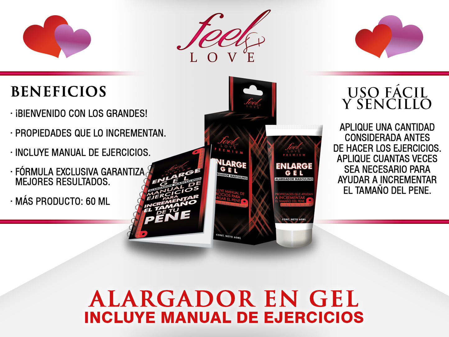 Enlarge Gel Alargador Masculino 60ml