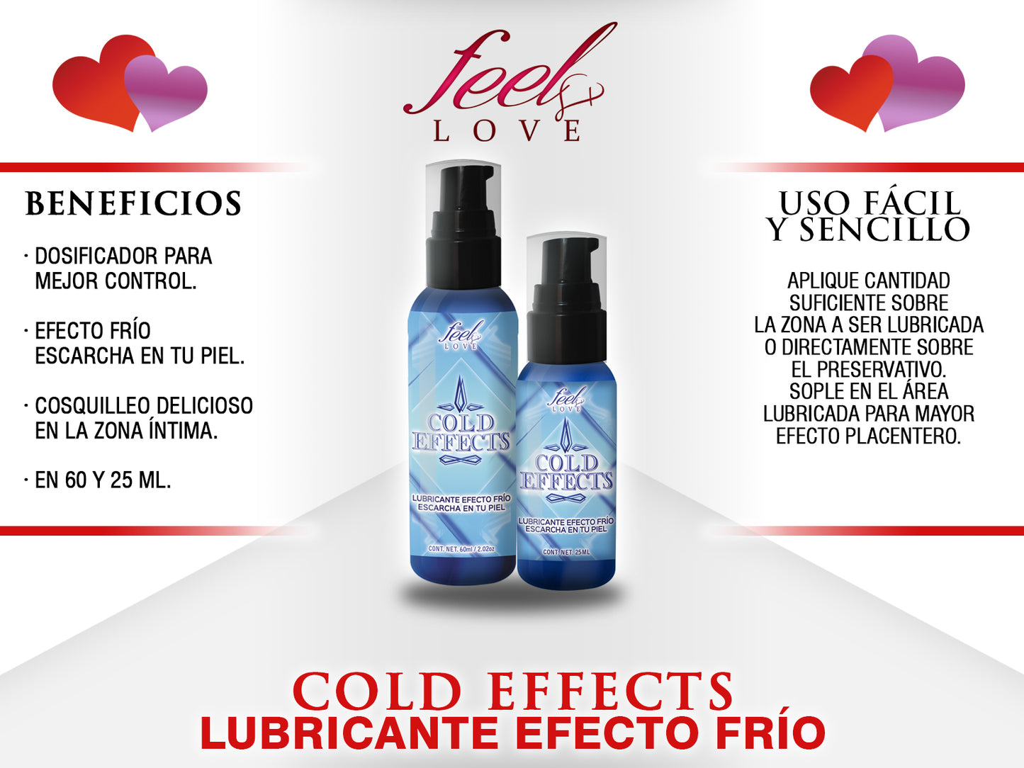 Feel Love Lubricante Cold Effects 25ml