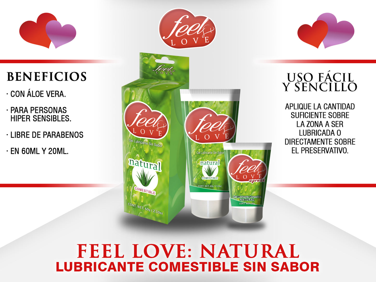 Feel Love Lubricante Natural