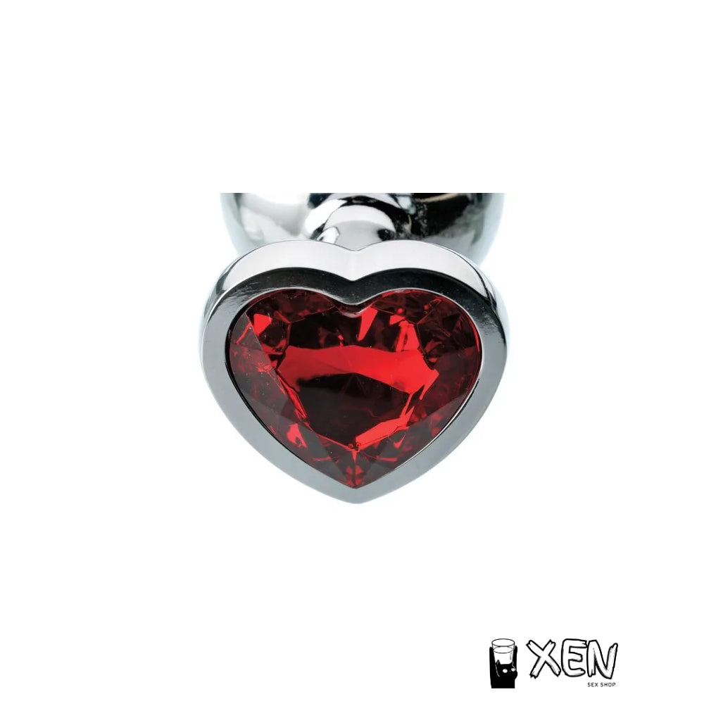 Plug Metálico Corazón Mediano