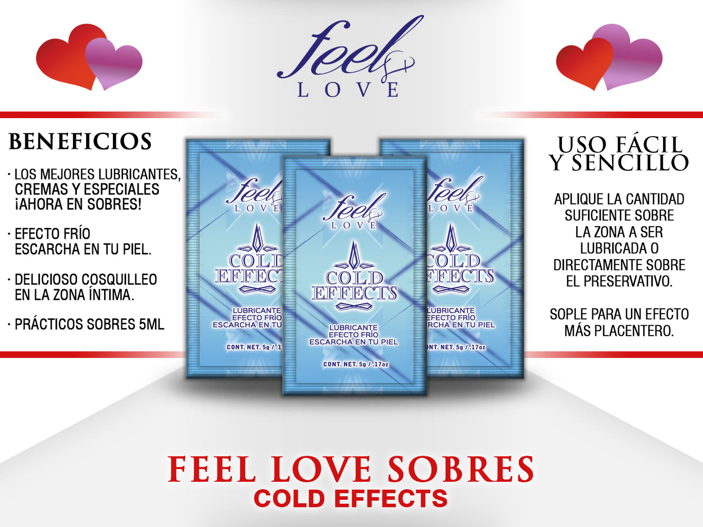 Feel Love Lubricante Cold Effects 5ml
