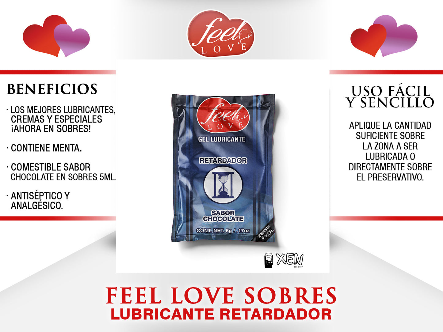 Feel Love Lubricante Retardador 5ml