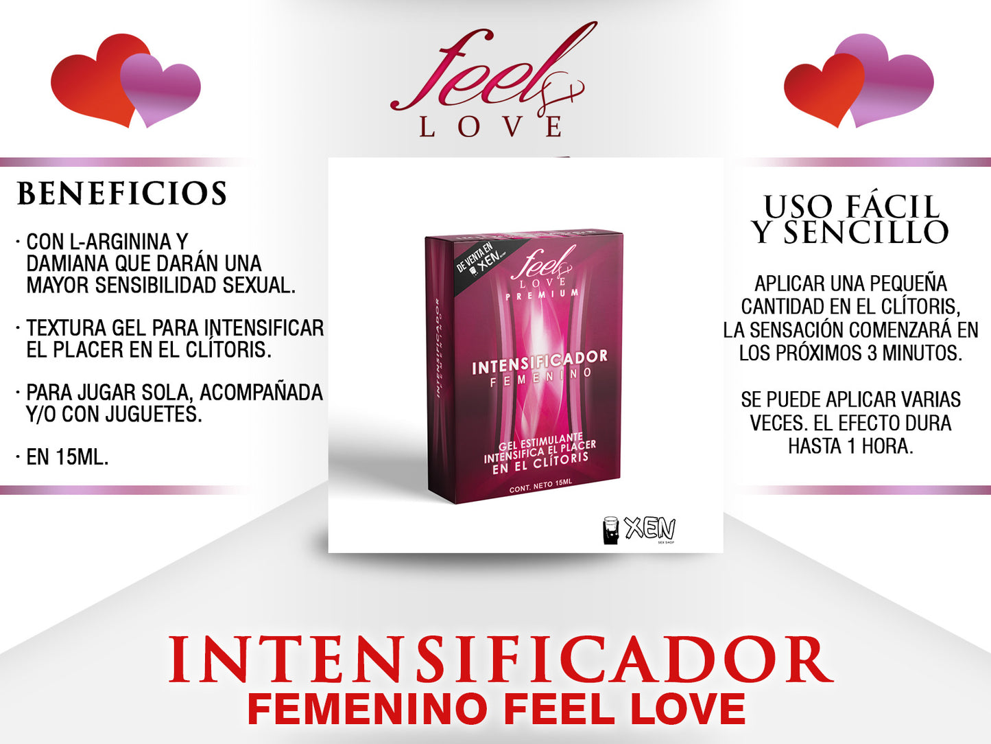 Intensificador Femenino Gel 15ml