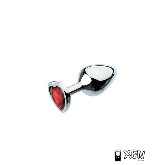 Plug Metálico Corazón Mediano